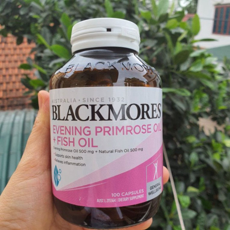 GIÁ KHỦNG 80% (Đủ bill)Viên uống Tinh dầu hoa anh thảo+dầu cá Blackmores Evening Primrose Oil + Fish Oil 1000mg GIÁ KHỦN