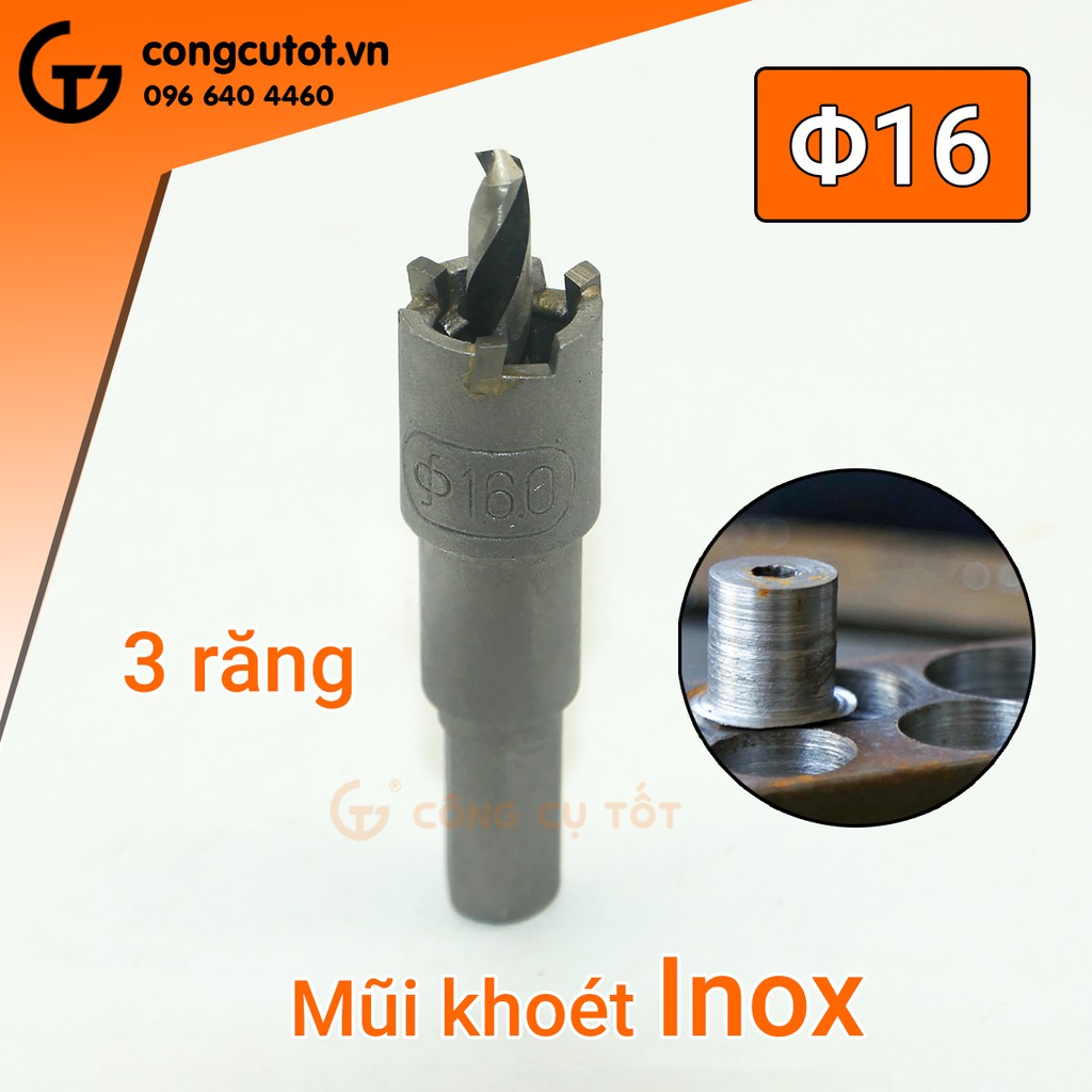 Mũi khoét inox Lưỡi cắt hình răng cưa