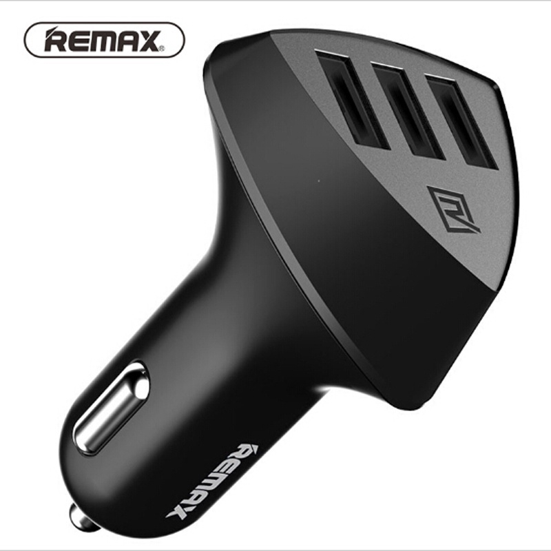 Cốc Sạc Nhanh Remax 5v 4.2a 3 Cổng Usb Cho Iphone Android Trên Xe Hơi