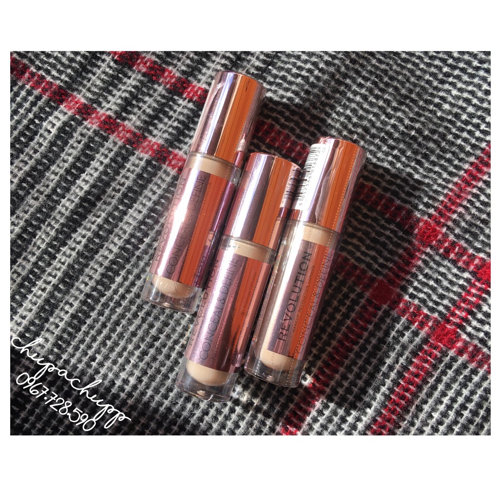 [Kèm Video] ĐÃ CÓ SUPERSIZE Che khuyết điểm Conceal and Define concealer Makeup Revolution | BigBuy360 - bigbuy360.vn