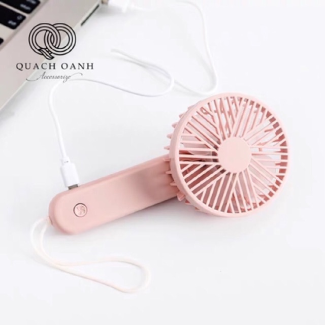 Quạt USB Cầm Tay - Quạt Mini Tích Điện Cầm Tay Dễ Thương - QUAT34