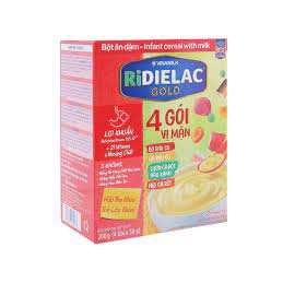 Bột ăn dặm RIEDIELAC 4 vị mặn - hộp 200g