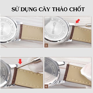 Cây tháo chốt dây,thay dây đồng hồ đeo tay có 2 đầu