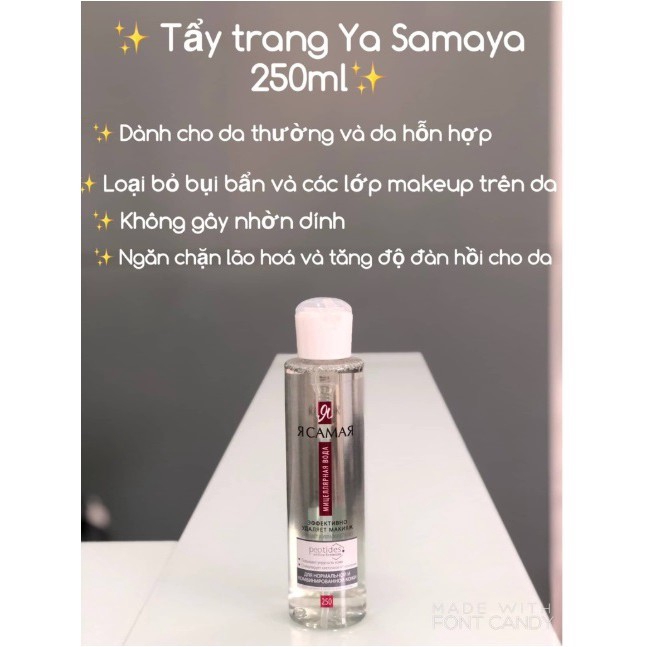 Nước Tẩy Trang Ya Samaya của Nga 250ml