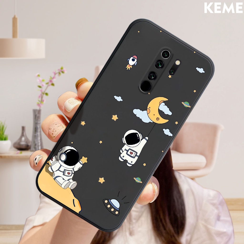 Ốp lưng Xiaomi Redmi Note 8 Pro in hình nhà phi hành gia cute dễ thương