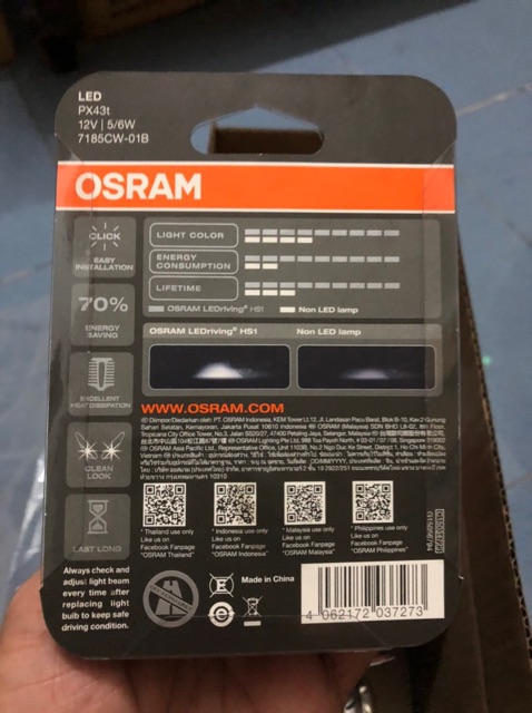 Bóng đèn trước Led hiệu OSRAM ( thương hiệu hàng đầu của Đức)