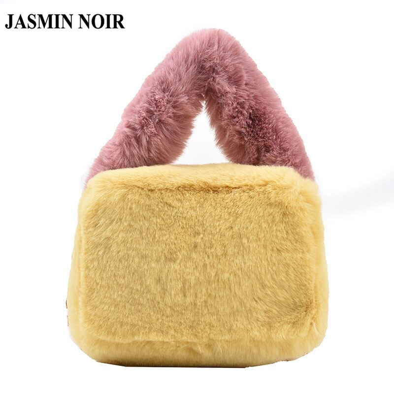 Túi đeo chéo phủ lông JASMIN NOIR thời trang cho nữ