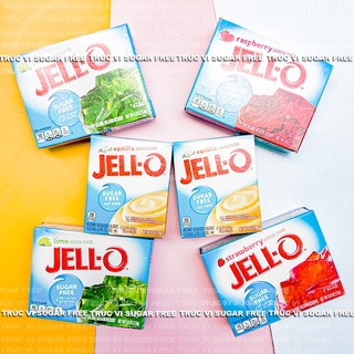 Bột rau câu/ pudding Jell-O không đường