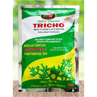 Phân vi sinh vật TRICHO gói 500g, nấm Trichoderma, men ủ, phòng ngừa hiệu quả bệnh vàng lá, thối rễ…