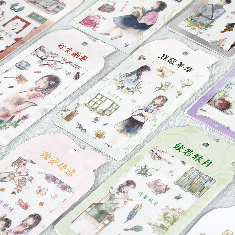 Sticker Xinh Trang Trí Sổ Tay Góc Học Tập Bullet Journal Hình Dán Dễ Thương Shop Có Nhiều Mẫu Washi Tape Anime Cute