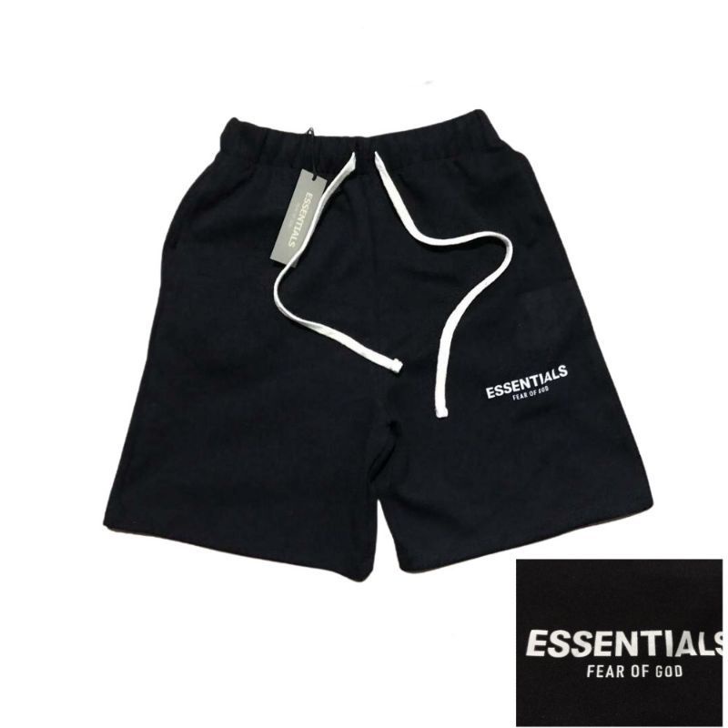 Quần shorts essentials chất thun da cá co giãn 4c thấm hút mồ hôi