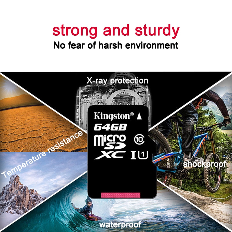 Thẻ Nhớ Kingston Class 10 Micro Sd 32gb Uhs-I Tf 16gb 32gb 64gb 128gb