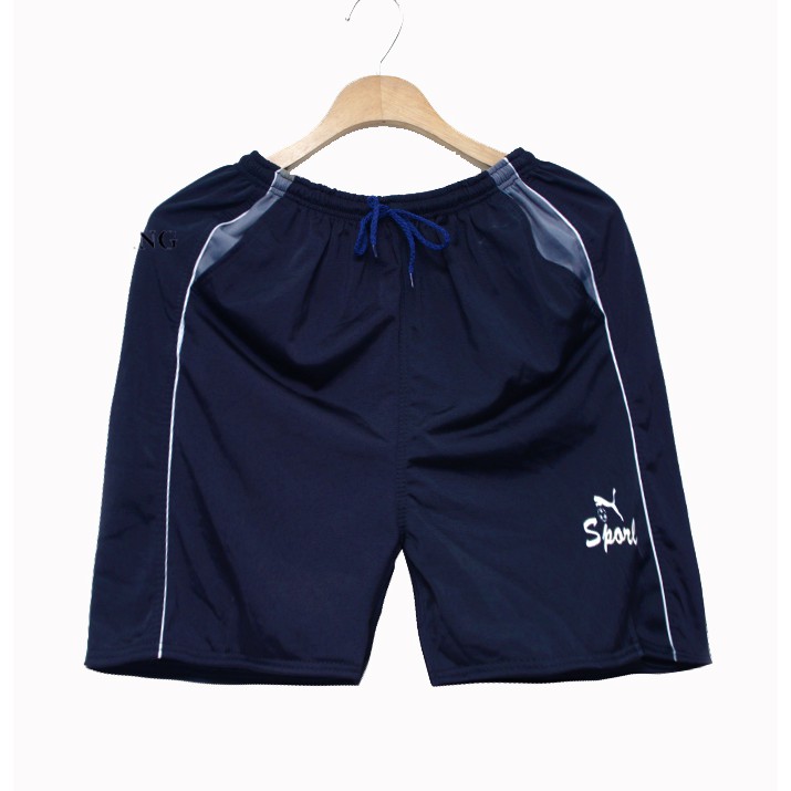 Combo 2 quần đùi nam mặc ngủ vải thun mịn thoải mái loại 1 quần sọc free size dưới 65kg | BigBuy360 - bigbuy360.vn