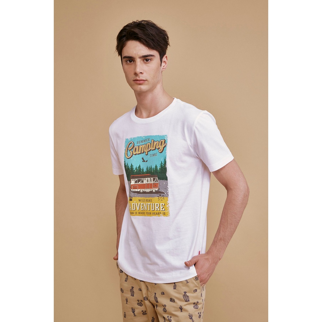 Áo thun cổ tròn tay ngắn in hình , chuẩn form, sang trọng,thanh lịch John Henry - Special Offer - TS21SS14T-RG