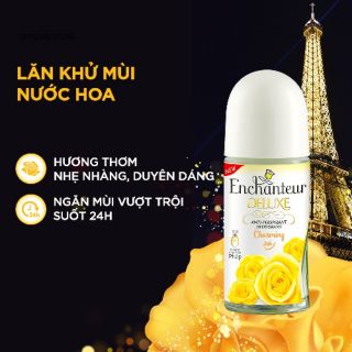 Lăn khử mùi hương nước hoa Enchanteur Charming 50g