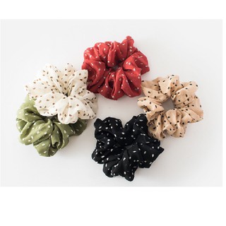 (Combo 100 cái) Cột tóc SCRUNCHIES mix mẫu 1 lớp