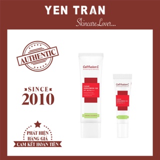 Kem Chống Nắng Cell Fusion C Clear Sunscreen 100 SPF48