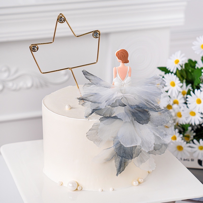 Lưng Bộ Keo Dán Trang Trí Bánh Kem Sinh Nhật Mềm Mại