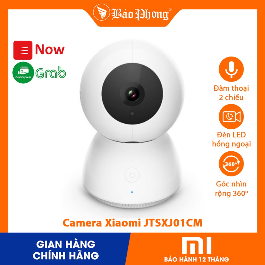 [Mã 254ELSALE giảm 7% đơn 300K] Camera gia đình xoay 360 độ Xiaomi Smart camera degrees JTSXJ01CM