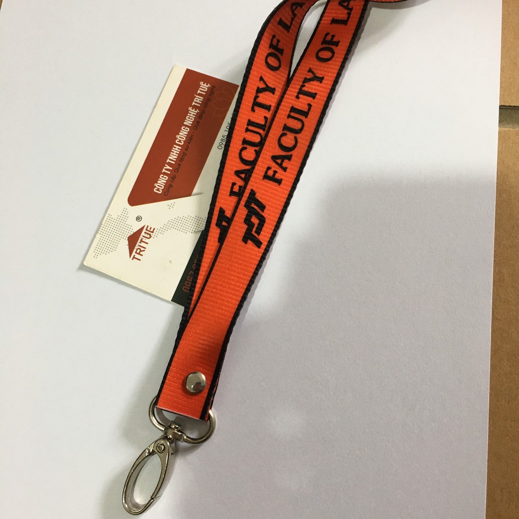In Dây Đeo Thẻ Theo Yêu Cầu tại TP HCM - Sản xuất dây đeo thẻ.