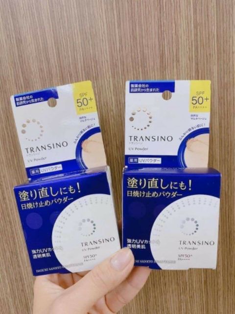 Phấn phủ Transino chống nắng, trắng da cao cấp Nhật Bản Transino UV Powder