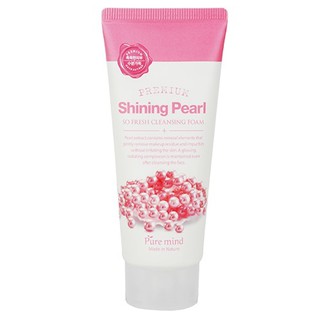 Sữa Rửa Mặt Ngọc Trai Pure Mind Premium Shining Pearl So Fresh Cleansing Foam