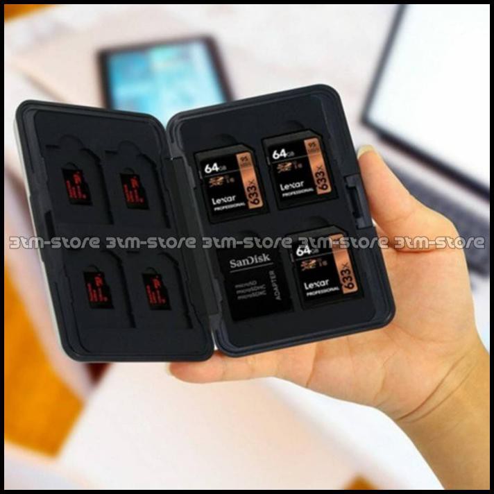 Hộp Đựng Thẻ Nhớ Warehouse Kingma Bmgp308 (16 Ngăn) Cho Sd & Tf Đen | BigBuy360 - bigbuy360.vn