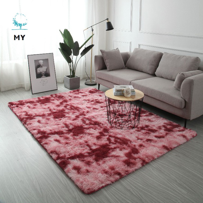 Thảm Lông Lót Sàn Trang Trí Phòng Khách