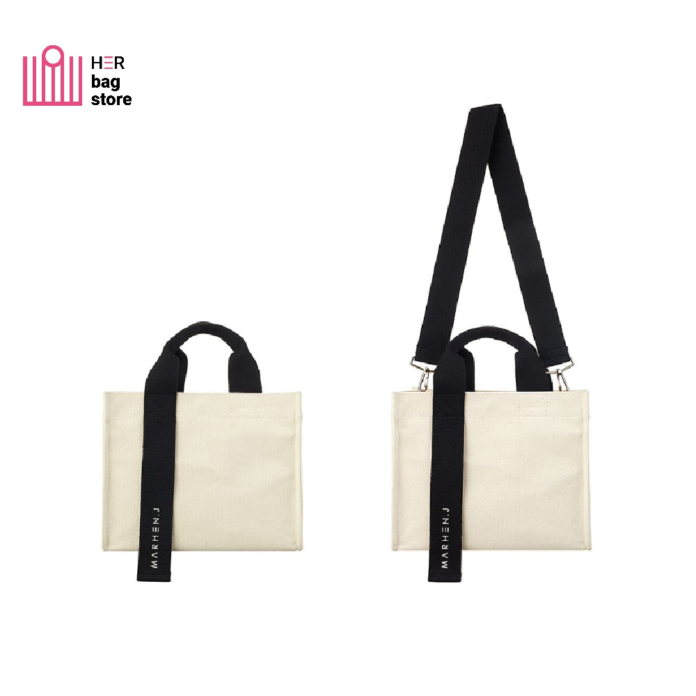 Túi xách nữ in Marhen j Rico bag Size To 32 túi tote vải canvas cao cấp đeo vai, đeo chéo Hàn Quốc thời trang có nắp