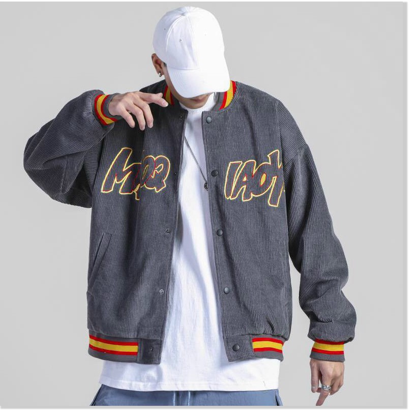 ÁO KHOÁC NHUNG BOMBER UNISEX NAM NỮ KHÁNH AN FASHION