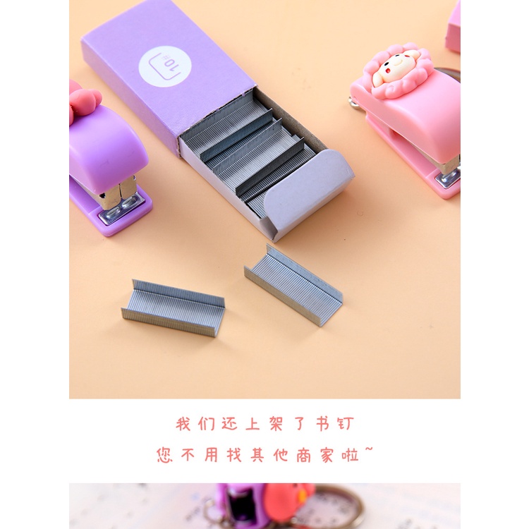 Móc Khóa Ghim Bấm Hoạt Hình Mini Dễ Thương Tiện Lợi