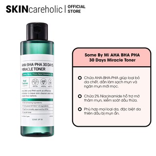 Nước Hoa Hồng Some By Mi AHA BHA PHA 30 Days Miracle Toner