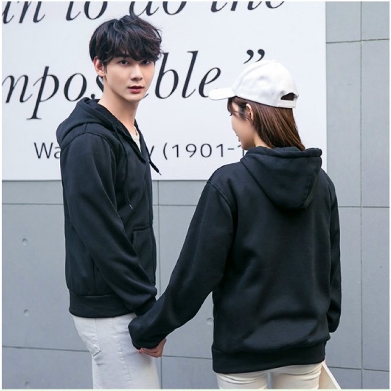 [free ship] áo hoodie pe trơn unnisex nỉ ngoại chất vải mềm mịn