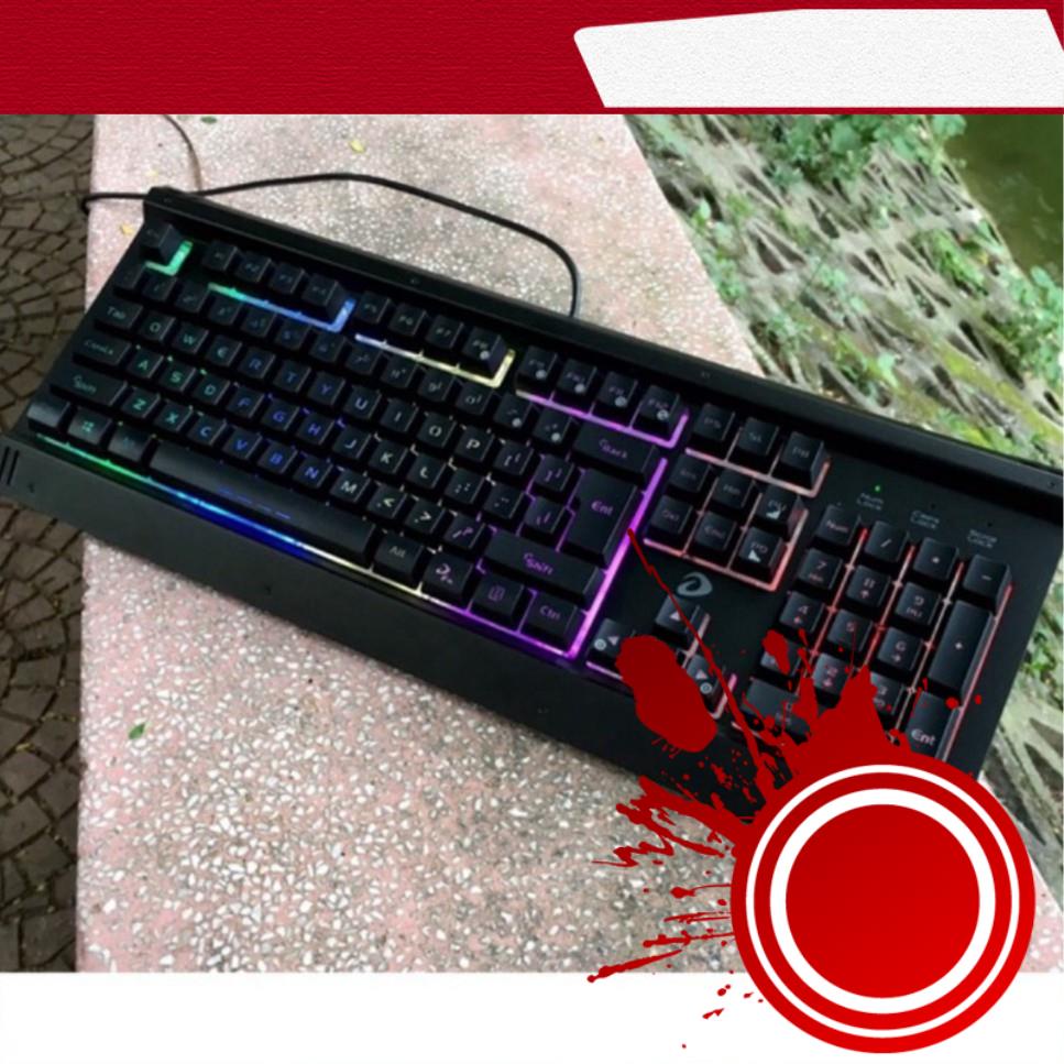 [ Hàng Hot ] Bàn phím chuyên game Dareu LK145 ,Newmen, Eblue LED RGB đổi màu xuyên key cap_Bàn phím giả cơ gaming cổng U