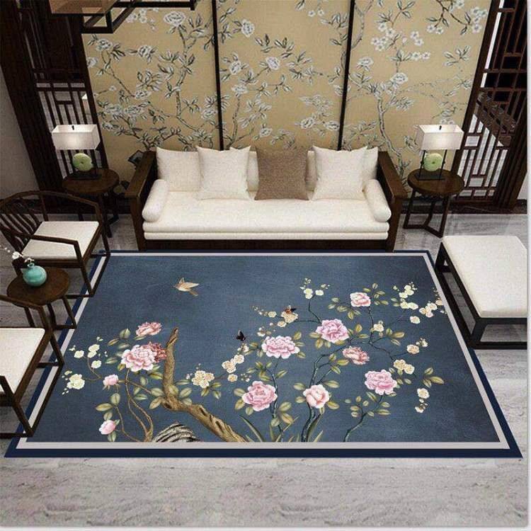 Thảm trải sàn phòng khách/phòng ngủ phong cách Trung Hoa mới có thể tùy chỉnh