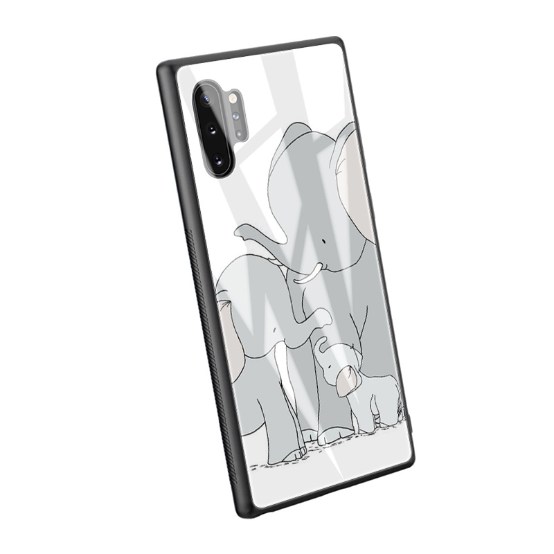 Ốp Điện Thoại Kính Cường Lực In Hình Voi Màu Cầu Vồng D76 Cho Samsung A10 A20 A30 A40 A50 A60 A70 A51 A71 A81 | BigBuy360 - bigbuy360.vn