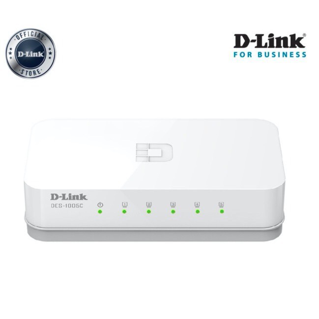 12.12 Hot Deals- D-Link Switch 5 cổng 10/100Mbps - Thiết bị chuyển mạch D-LINK DES-1005C - Hàng chính hãng
