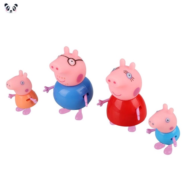 Bộ 4 thành viên gia đình heo peppa bạn thân cho bé yêu