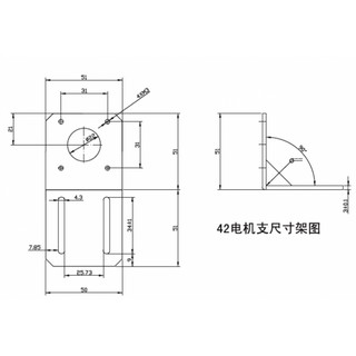 Gá động cơ bước size 42 57 86