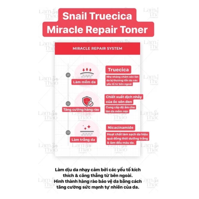 Nước Hoa Hồng Some By Mi Snail Truecica Miracle Repair Toner 135ml