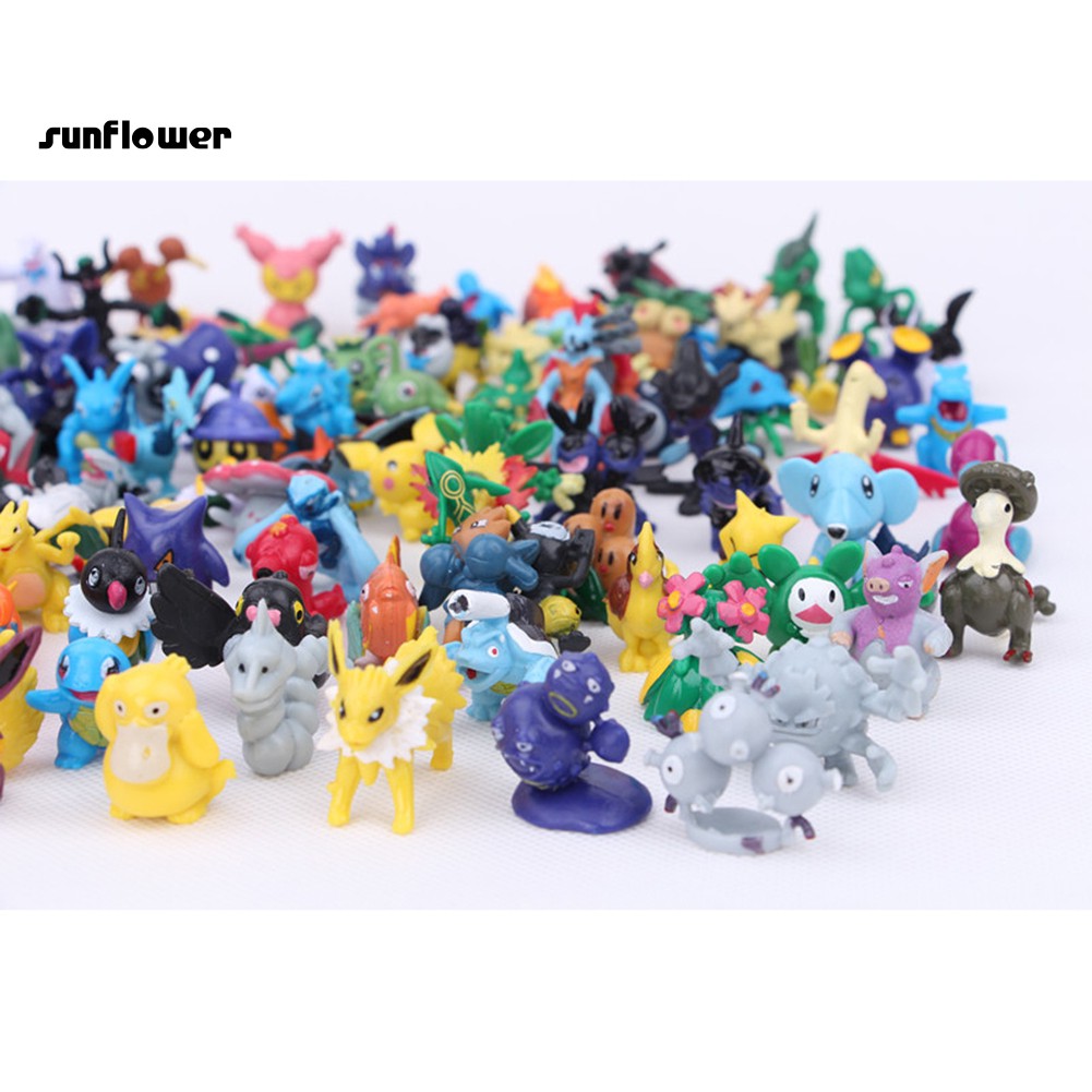 Set 144 Tượng Pokemon Đồ Chơi Bằng Nhựa Pvc