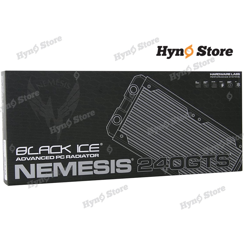 Radiator tản nhiệt nước Black Ice Nemesis 240GTS chất lượng cao Tản nhiệt nước custom - Hyno Store