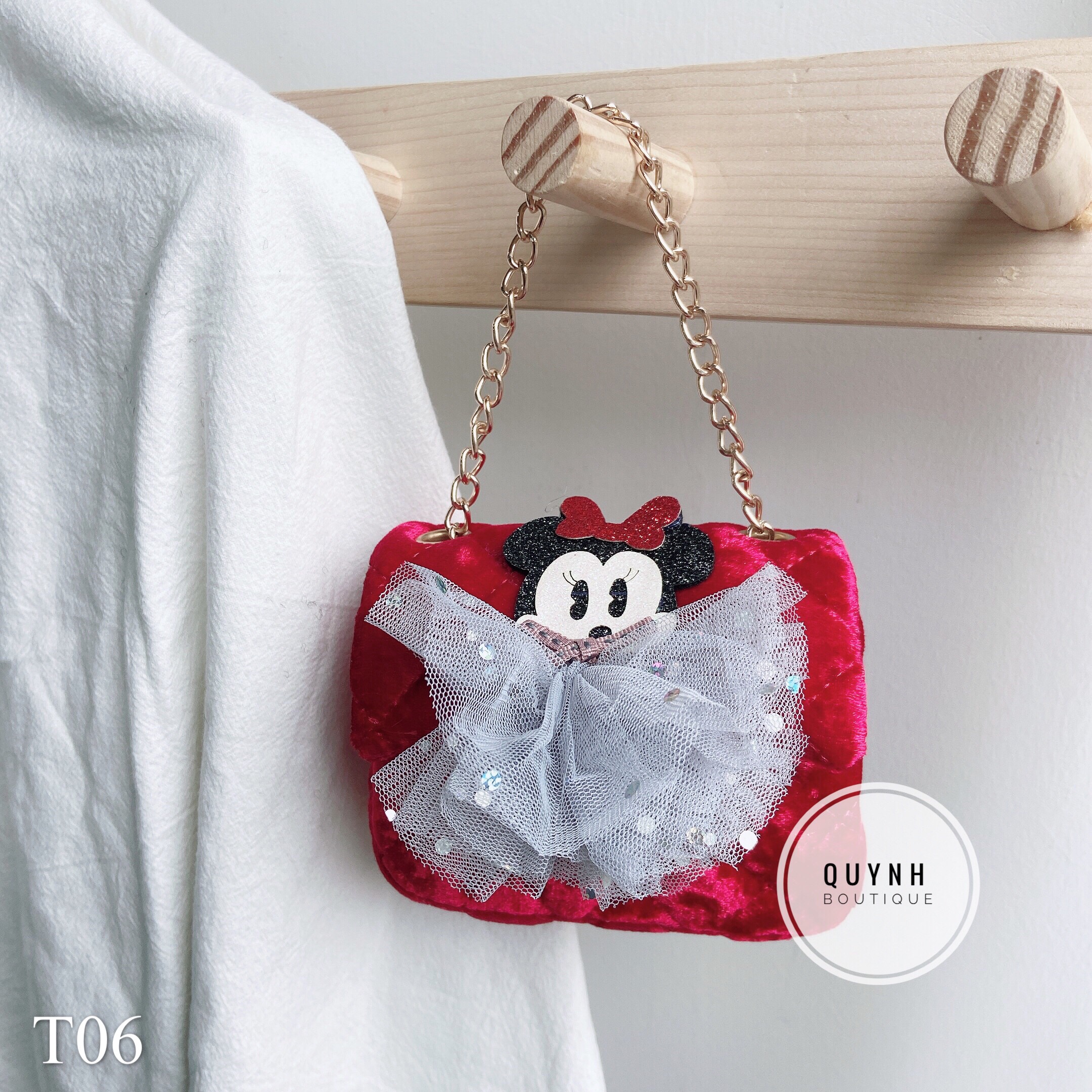 Túi xinh cho bé Quỳnh Boutique Túi sách mickey cho bé gái