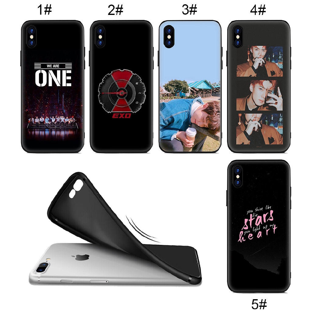 Ốp điện thoại in hình Sehun trong nhóm Exo đẹp mắt cho iPhone 5 5S 5E 6 6P 6S 6SP 7 7P 8 8P X/XS XR XSMax