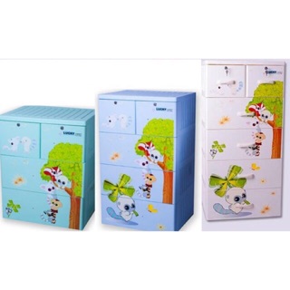 Tủ nhựa lucky 3 tầng