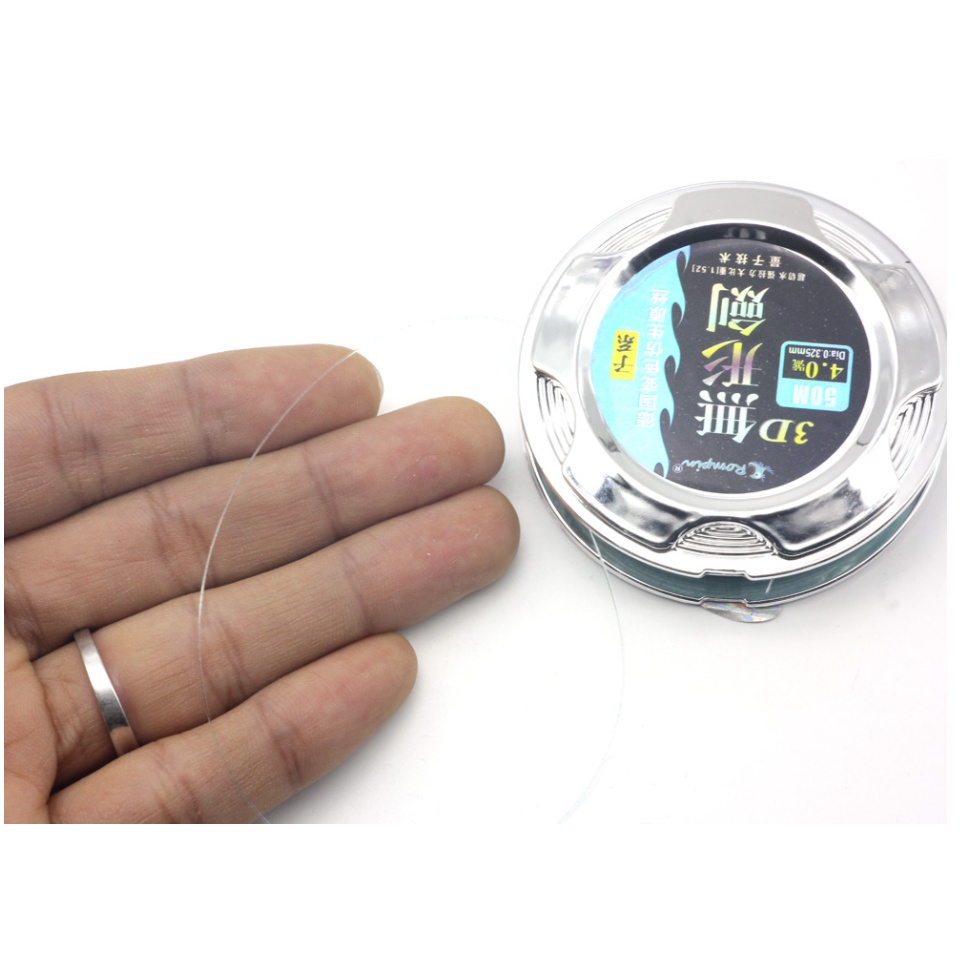 Cuộn dây câu nylon chiều dài 50m chuyên dụng cho các hoạt động câu cá