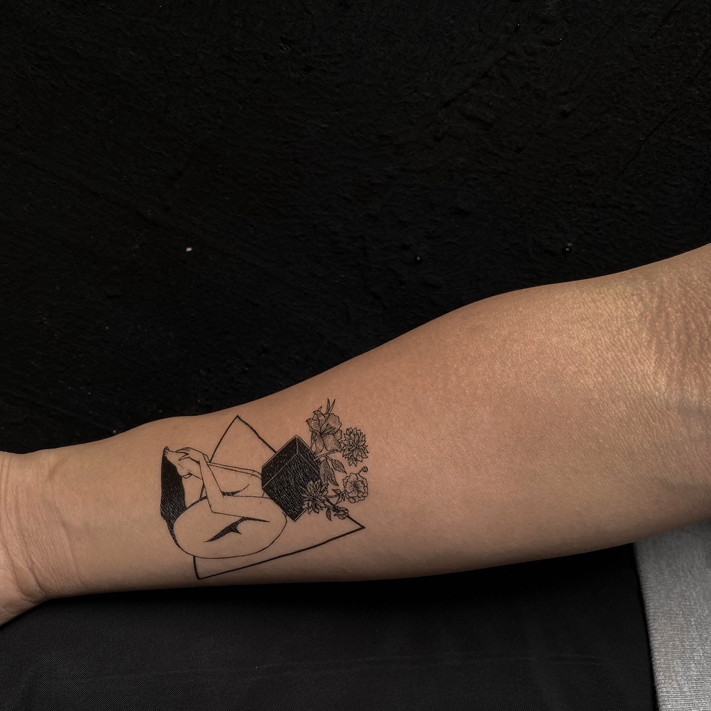 Hình xăm dán tạm thời Tattoodee 7 ngày, xăm trong 1 phút, chống nước 100%