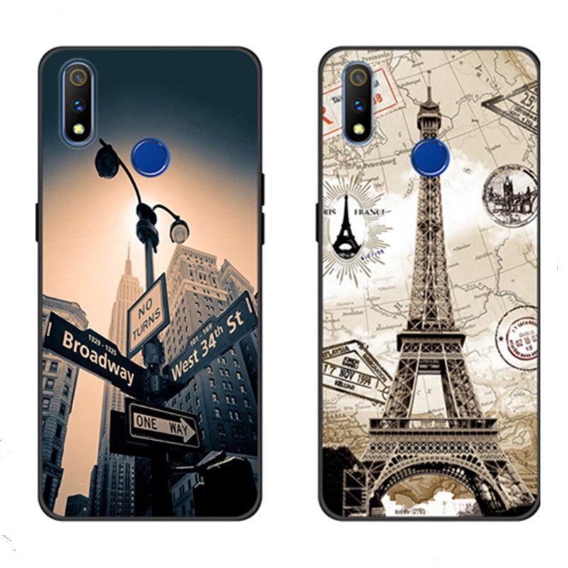 Ốp lưng mềm cho Samsung Galaxy S22 S21 Plus A02 M02 A03 Note 8 9 10 20 Plus Note 10 Lite J7 J5 J2 Prime J2 J3 J5 J7 Pro J7 Plus C9 Pro J4 J6 J8 Plus 2018 hình tháp Eiffel