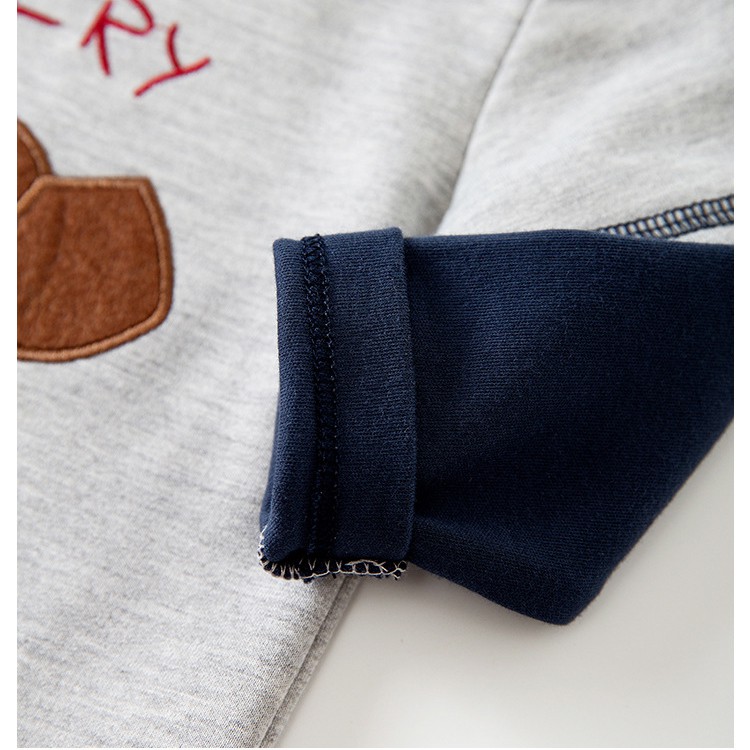Bodysuit bé sơ sinh, áo sơ sinh cho bé từ 1 tháng đến 1 tuổi họa tiết cún chất liệu cotton 100% cao cấp BD84