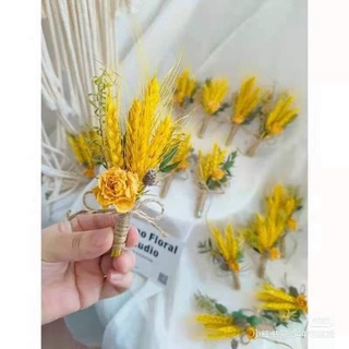 🌼Hoa Khô🌼 Bó 100 bông lúa mạch sấy khô